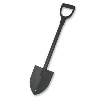Trunk Shovel - D-grip Handle Steel Handle, Blue