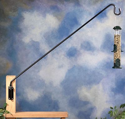 36 in Extended Reach Wall Bracket, Black (Must Order in 3's)