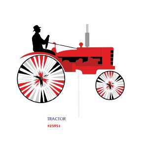Red Tractor Spinner