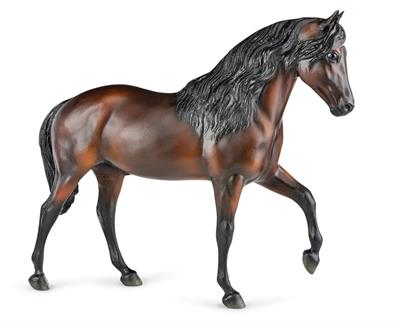 Breyer Horses Traditional Series Vivaldi de Besilu National Champion #1860 Paso Finos are known for their smooth natural gait, which is an evenly spaced, four-beat lateral movement. This unique gait makes them extremely comfortable to ride and is performed with style.