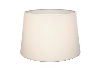 Simple white paper shade for Aladdin style non electric shelf and table lamps