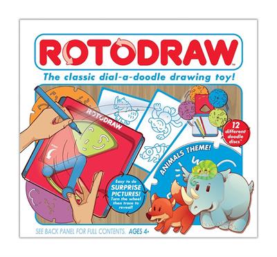 Rotodraw Activity Kit #1401 Original Dial A Doodle drawing set from your childhood