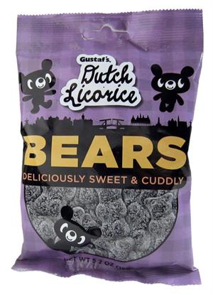 Gustaf's Dutch Licorice Sugared Gummy Licorice Bears