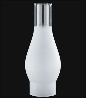 3" x 10" Frosted Glass Lamp Chimney #57945