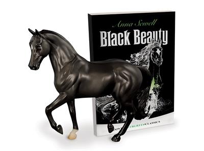 Breyer Horses Classics Size Black Beauty Model Horse and Book Set #6178 Anna Sewell's classic horse tale, Black Beauty, has inspired generations of horse lovers, and now is brought to you in a set with a beautiful 1:12 scale model of Black Beauty to cherish! Set includes Classics Size Model Horse and Paperback book.