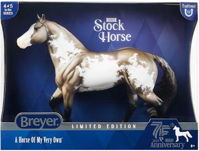 The 75th anniversary celebration continues with some additional Traditional model releases!  Sculpted by Susan Carlton Sifton, this iconic Breyer stock horse is known for his beautifully windblown mane and tail. 