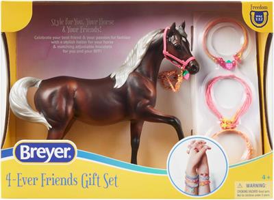Breyer Freedom Series 4-Ever Friends - Pink Perfection Horse Model B-FS-104 Celebrate your best buds and your passion for fashion with matching accessories that show your special bond!