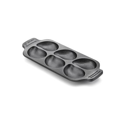 Fox Run Small Cast Iron Oyster Grill Pan #76372 Use pan to serve chilled oysters on the half shell
