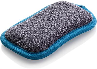 E-Cloth Washing Up Pad Microfiber Sponge Alternative Assorted Colors #10626 Textured scrubber on one side; soft, scratch-free, and absorbent on the other. The E-Cloth Washing Up Pad does more than an ordinary sponge, with outstanding absorbency and the muscle to remove grime, dried food, and over 99% of bacteria.
