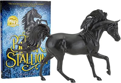 Breyer Horses Classic Size Book Series The Black Stallion Set #6181 First published in 1941, Walter Farley’s best-selling novel for young readers is the triumphant tale of a boy and a wild horse.