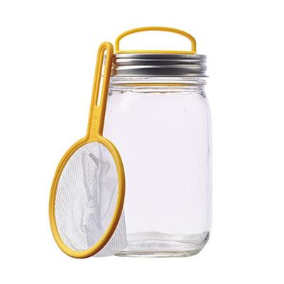 JarWare Firefly Bug Mason Jar Kit #82641 Safely catch fireflies (lightning bugs) with this fun and easy to use mason jar attachment. Our Firefly Mason Jar kit includes screened cap with handle and mesh bug catching net.