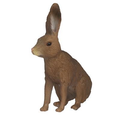Woodlands brown hare measures 1.8" L x 2.4" H and is realistic and lifelike in every detail including its elongated ears. Excellent for educational purposes, endangered species awareness and environmental consciousness. 