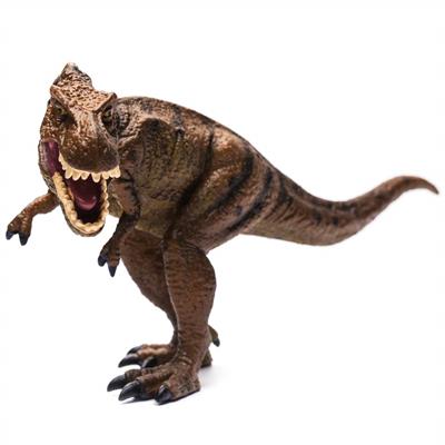 CollectA Tyrannosaurus Rex (T-Rex) #88036 Dinosaur Figurine Authentic Hand CollectA's detailed replica of the fearsome Tyrannosaurus Rex is lifelike down to the wrinkles in its bumpy hide. The T-Rex is depicted in a threatening stance, mouth open in a ferocious roar. The enormous predator's massive jaw measured 4 feet in length.