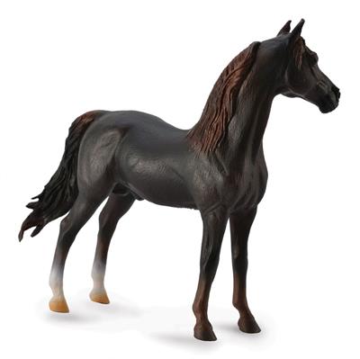Dark brown horse figurine