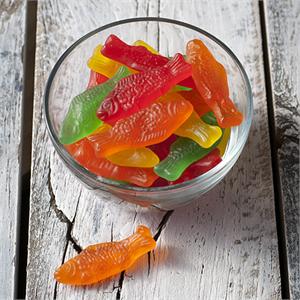 Swdish Fish in Assorted Colors and Flavors 1 pound bag of Swedish Fish in assorted colors and flavors. Soft and chewy.