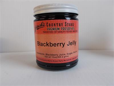 We strain out the seeds and use the juiceonly. Still has the great Blackberry flavorwe all know and love. 13 ounce jar  Ingredients: Wild Blackberry Juice, sugar, pectin.