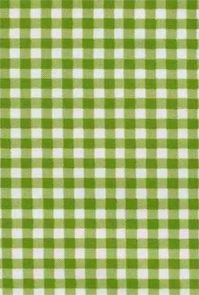 Oilcloth yardage in classic Americana gingham checks. It doesn't get more traditional than this. We stock multiple colors to match your decor. Each individual check is about 1cm in diameter.