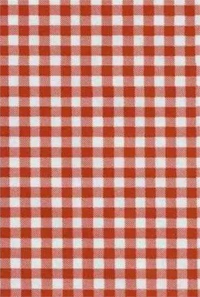 Gingham Red Oil Cloth, Full Bolt Oilcloth yardage in classic Americana gingham checks. It doesn't get more traditional than this. We stock multiple colors to match your decor. Each individual check is about 1cm in diameter.