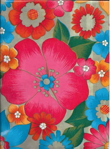 London on Gold Oil Cloth, Full Bolt