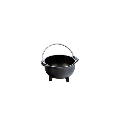 Lodge Cast Iron Country Kettle 1 Pint #HCK - Heat Treated Cast Iron Rustic cast iron serving dish for a variety of foods