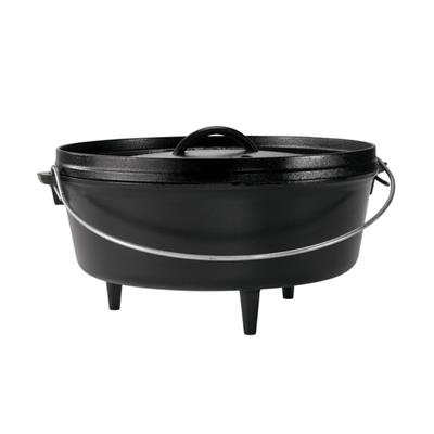 Lodge Cast Iron Camp Dutch Oven 6 Quart, #L12CO3 American Made cast iron cookware - made by Lodge Cast iron