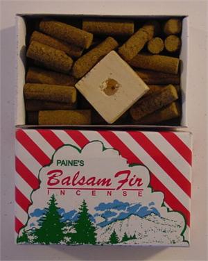 Paines Products Balsam Fir Incense Cones 50 pack Made in USA Made in Maine