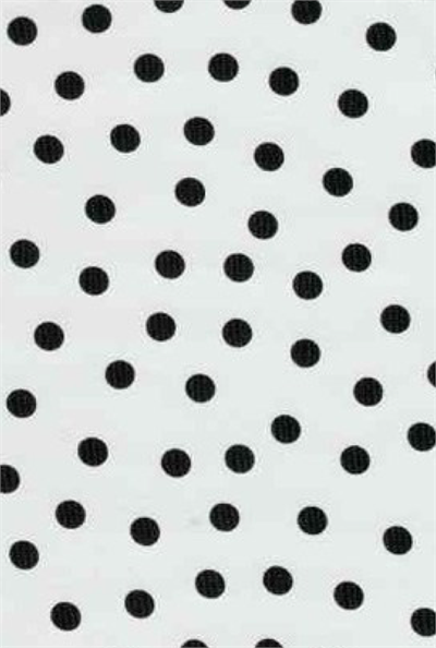 Polka Dots Black on White Oil Cloth, Full Bol Oilcloth yardage in a universally adored polka dot pattern. This small repeat pattern is incredibly versatile and whimsical, and looks lovely in any color.