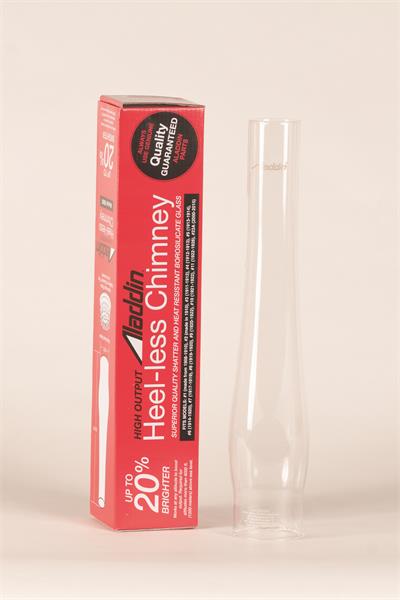 Aladdin Lamps High Altitude Heel-less Chimney #R905 high output clear glass lamp chimney smooth base for high output performance