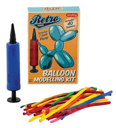 Learn how to make balloon shapes and figures with this easy to use model kit.