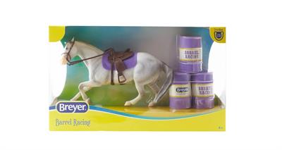 Handsome and fast, Bentley shines in his favorite rodeo event: barrel racing.