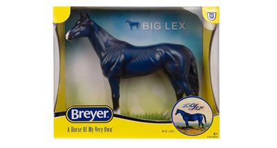 Breyer Horses Traditional Big Lex Decorate Thoroughbred #B-TR-10307 Legend has it that "Big Lex" turned blue from grazing the nourishing bluegrass his entire life!