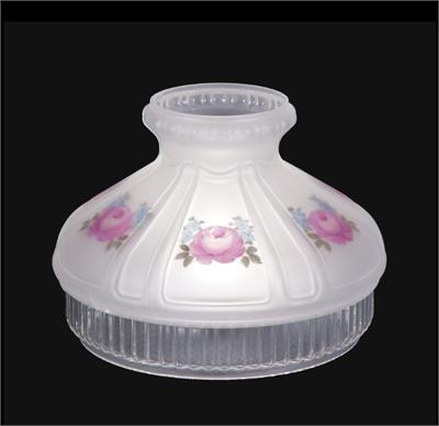 BP Lamp 10″ Aladdin Model 12 Style Reproduction “Ruby Roses” Shade #01105
