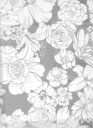Victoria on Silver Oil Cloth, Yardage