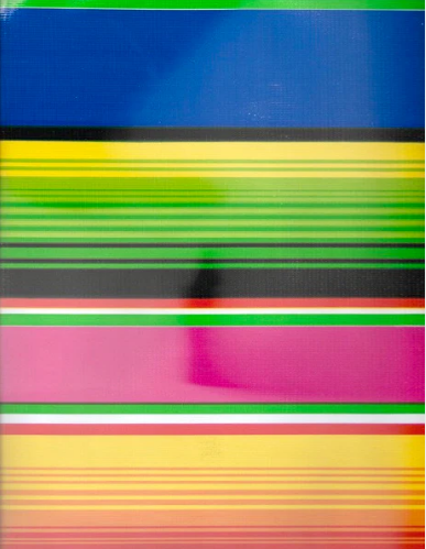 Serape on Blue Oil Cloth, Full Bolt Serape on Blue Oil Cloth, Full Bolt