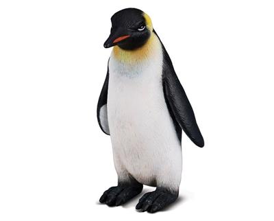 CollectA's Emperor Penguin Figurine measures 2" L x 2.4" H. Ages 3+ | 1:18 Scale.