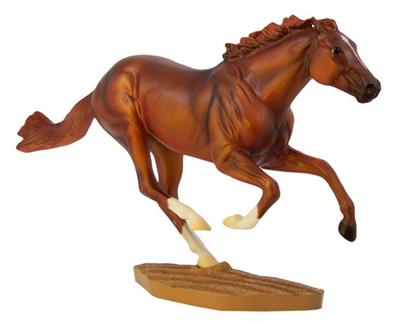 Breyer Horses Traditional Size Secretariat 1973 Triple Crown Winner #1345 Ask anyone to name the world's most famous horse and the answer will most likely be Secretariat. His true story is still the stuff of legend. His astonishing 31-length victory in the Belmont Stakes.