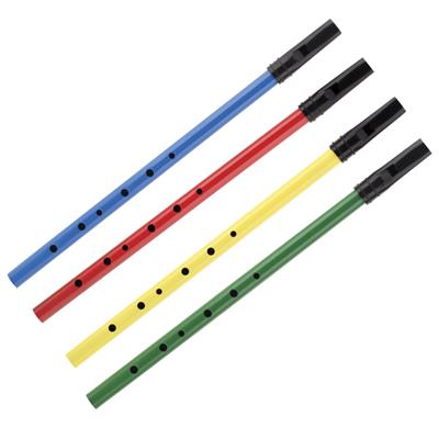 Our colorful Tin Penny Whistle breathes life to any tune! A great starter w Our colorful Tin Penny Whistle breathes life to any tune! A great starter whistle for any budding musician! This Tin Whistle is definitely a classic and is available in assorted colors. Each penny whistle sold separately. Measures 13.5 x 1.62 x .87 in box