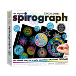 Create amazing Spirograph art with this scratch design set! Use the stylus tool with glitter wheel and gears to scratch designs on the special sparkle or rainbow scratch paper. You can also use your own pens to draw Spirograph designs on regular paper!