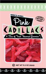 Gustaf's Gummy Pink Cadillacs Candy 5.2 ounce bag