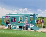 Motorhome Horse Trailer for Model Horses in fun girly colors