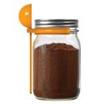 JarWare Mason Jar Coffee Spoon Scoop & Clip #82634