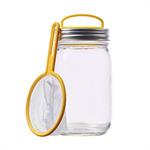 Safely catch fireflies (lightning bugs) with this fun and easy to use mason jar attachment. Our Firefly Mason Jar kit includes screened cap with handle and mesh bug catching net.