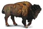 Bison, sometimes called buffalo, are the iconic image of the Great Plains and the Old West. Despite their hefty size, bison are quick on their feet. When the need arises they can run at speeds up to 40 miles per hour. The Wildlife American Bison measures 