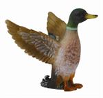 Flying or flapping wings toy duck figurine