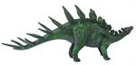 Realistic dino toy with spike on its back.