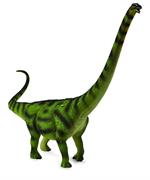 A huge tyrannosaur dinosaur with an enormously long neck. Its body may have been protected by a scatter bone armored platesThe Daxiatitan measures 10.3