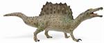 The distinctive spines of Spinosaurus, which were long extensions of the vertebrae, grew to at least 1.65 meters (5.4 ft) long and were likely to have had skin connecting them, forming a sail-like structure. This authentically detailed toy figurine of the