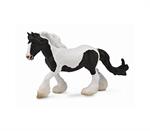 Tobiano Pinto Paint Horse Draft Horse toy figurine cantering