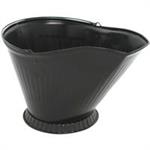 Black Metal Coal Hod #CH-1002 Coal Pail Coal Schuttle