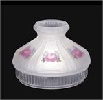 BP Lamp 10″ Aladdin Model 12 Style Reproduction “Ruby Roses” Shade #01105